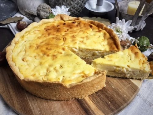 Käsekuchen mit Äpfeln - Genusswerke