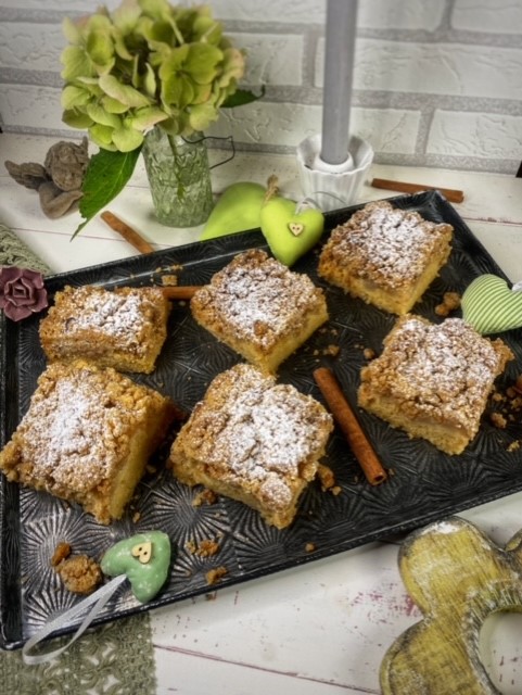 Streuselkuchen Mit Birnen - Genusswerke